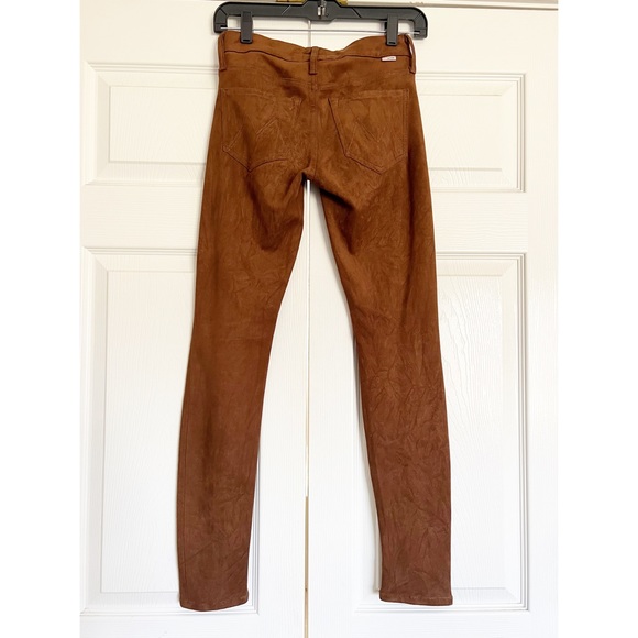 MOTHER The Looker Texas Rein Brown Tobacco Wash Pants Size 26 - Picture 5 of 9